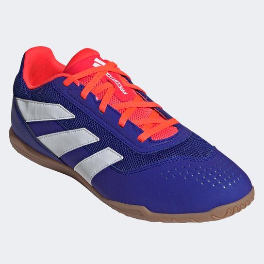Chuteira Adidas Predator Club Sala Futsal Azul - foto 3
