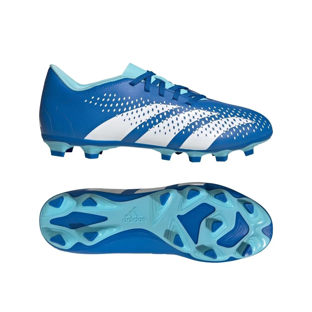 Chuteira Adidas Predator Accuracy.4 Campo - Azul - foto 7