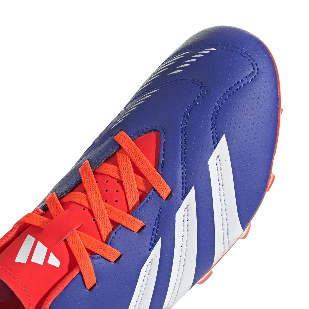 Chuteira Adidas Predator 24 Club Campo - Azul/Branco - foto 6